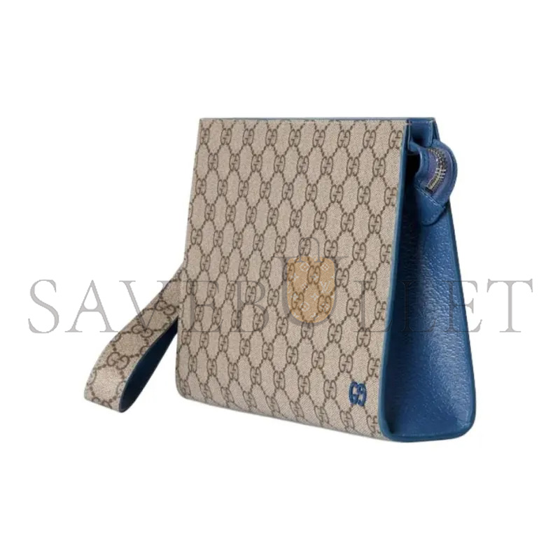 GUCCI BI-COLOR SMALL POUCH 768255 (26*18*6cm)